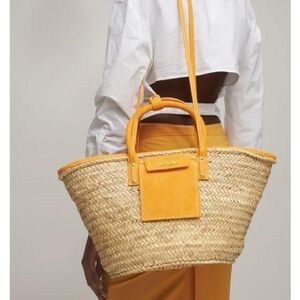 JACQUEMUS Le Panier Soleil Bag hand-woven straw bag